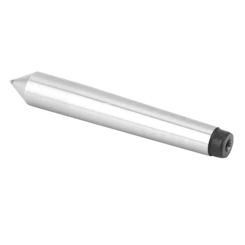 Steel Morse Taper Dead Center MT1 MT2 for precise shaft machining, side view.