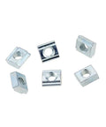 Bulk 100 Pcs M5 M6 T Slot Nuts For 20 Series Aluminum Extrusion Galvanized Slide Nuts Fasteners scattered view