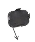 Rear view of Subaru XV Crosstrek Front Bumper Tow Hook Cover Cap Replacement 2013 2014 2015 Unpainted Finish Replaces 57731FJ220