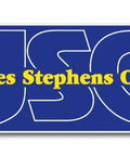 Jones Stephens Corp. logo on a blue background, emphasizing heavy duty industrial reliability and performance.