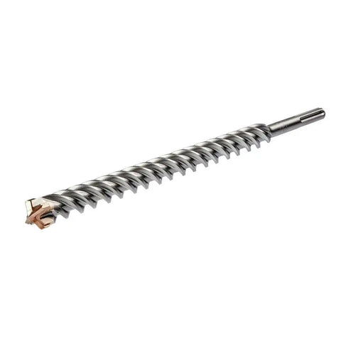 High Impact SDS Max Drill Bit With Four Cutter Carbide Head, 1.5 inch diameter, 36 inch overall length, heavy-duty performance