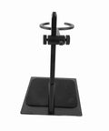 Hits Different Adjustable Pour Over Coffee Stand Heavy Duty Aluminum Alloy Drip Holder with Non Slip Rubber Base, front view.
