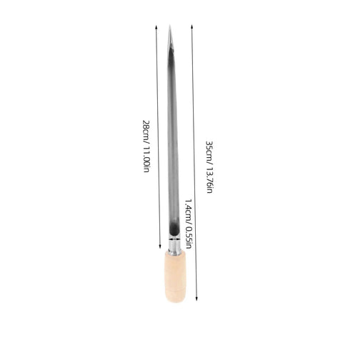 Grain Sampler Tool Stainless Steel Sampling Probe For Wheat Rice Sorghum showing measurement details