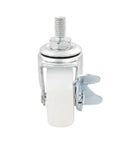 Stainless steel wheel component of Granite And Stainless Steel Tube Parasol Base With Wheels For Easy Mobility And Quick Positioning