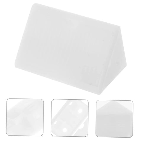 100 Piece Plastic Corner Braces And Shelf Gusset Brackets With Slick Fit For Cabinet Assembly Using 90 Degree Right Angle Support Pins For No Sweat Setup And Rock Solid Furniture Holdings
