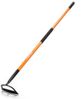 Pre Sharpened Garden Hoe 57 Inch Heavy Duty Weeding Tool With 8.3 Inch Blade And Fiberglass Handle Razor Sharp Edge