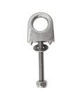 Marine Bow Eye Tow Lines Or Boat Trailer Winch Hook 316 Stainless Steel 3 Inch Shank 1 Inch Eye Bolt front view