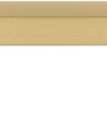Oskar Collection Warm Brass Cabinet Pull Handle With 5 1/16 In Mounting Hole Spacing, 5 7/8 In Overall Length, 1 1/4 In Projection, Durable Finish