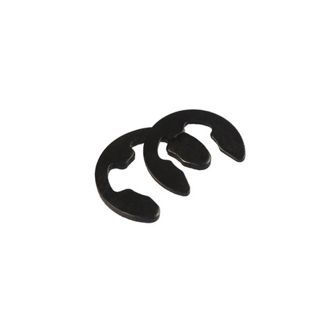 External Retaining Ring E Clip Circlip Washer Set For Shafts Black Carbon Steel M1.2 To M15 580 To 1000 Piece Assortment Kit