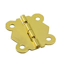 20 Pack Small Cabinet Door Hinges For Furniture Upgrade Heavy Duty Drawer Mounting Braces Smooth Swing Closet Cupboard Fittings Built Like A Tank Ultra Durable Steel Perfect For Diy Renovations And Home Makeovers, gold cabinet hinge.