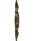 Side view of Benson Classic Brass Ceiling Medallion, 28 3/8 Inch Outside Diameter, 3 3/4 Inch Inside Diameter, hand painted detail