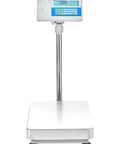 Advanced Label Printing Bench Scale Real Deal 660 Pound Heavy Lifter with stainless steel platform and digital display.