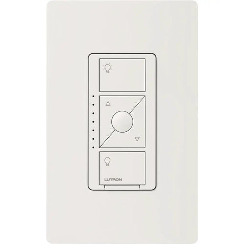 Smart Dimmer Switch For ELV Lighting With Hub Required, 250W LED, Single Pole And 3-Way Compatibility, White PD-5NE-WH