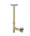Evolution Deep Soak Max Drain 1.5 Inch Satin Nickel Finish Tap Actuated Pop Up Drain Solid Brass Construction