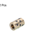 Slick Linear Motion Sleeve Bearings Built Tough With Self Lubricating Brass Graphite Providing Hassle Free Oilless Bushings For A Smooth Ride In Industrial Projects Six Millimeter Bore Twelve Millimeter Outer Diameter 19 Millimeter Height Pack Of Two