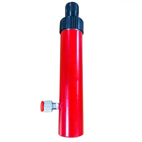 Heavy Duty 10 Ton Hydraulic Jack Pump Ram Kit For Automotive Truck Farm And Heavy Equipment Repairs 22000 Lb Capacity Red