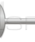 10,000 Pack Of 1/8 Inch Blind Rivets With Aluminum Body And Pin, Dome Head, Large Flange, Grip Range 0.06 To 0.12 Inches