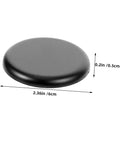 Black Wall Hole Patch Cover With Double Sided Adhesive Quick Fix For Drywall Holes Self Adhesive Wall Hole Filler, 2.36in size