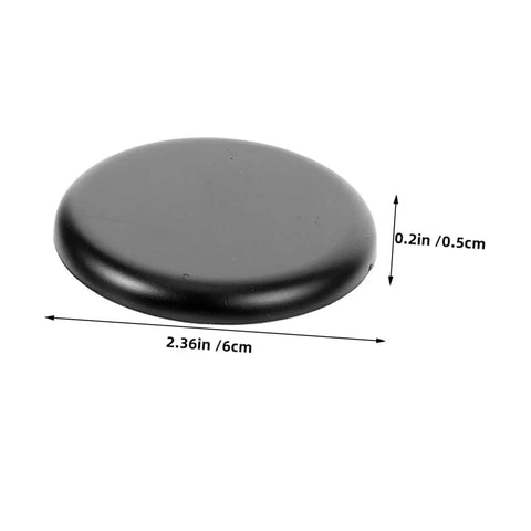 Black Wall Hole Patch Cover With Double Sided Adhesive Quick Fix For Drywall Holes Self Adhesive Wall Hole Filler, 2.36in size