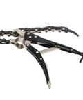 Heavy Duty Tailpipe Cutter Chain Plier For Exhaust Systems Carbon Steel Tool Built To Slice Copper Tubing And Steel Pipes Up To 90mm Fast And Clean Great For Auto Shops And DIY Muffler Projects, chain plier shown open