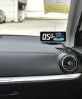 Backup Parking Sensor System For Your Ride With Front And Rear Sensors displayed on car dashboard with LCD and distance shown.