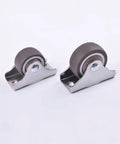 Heavy Duty Fixed Caster Wheels For Carts And Workbenches 2 To 4 Pack Non Swivel Castors With Metal Top Plate Load Up To 23kg Per Wheel
