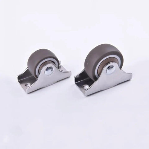 Heavy Duty Fixed Caster Wheels For Carts And Workbenches 2 To 4 Pack Non Swivel Castors With Metal Top Plate Load Up To 23kg Per Wheel