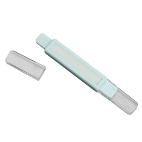 Pen Shaped Needle Threader With Protective Lid For Quick Threading In Sewing And Embroidery Projects Handy Pro Grade Pocket Tool For Home Crafters And Pros Alike, blue ABS and metal