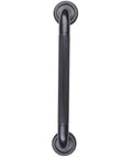 Heavy Duty 12 Inch Textured Grab Bar For Bathtub And Shower With Oil Rubbed Bronze Finish, non-slip grip view.