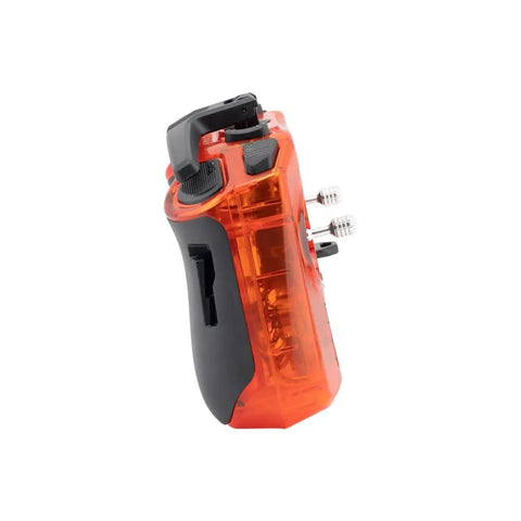 Side view of Pocket Portable Remote Controller With Hall Effect Gimbals And EdgeTX Support Built In LED Lights And Backlit LCD Screen