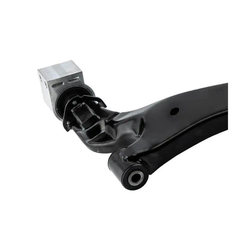 Close-up view of 4 Piece Front Lower Control Arm Kit Left And Right For Chevrolet Equinox 2010 To 2016 LTZ FWD Replacement With Control Arm Bushings.
