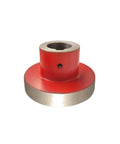 Heavy Duty Three Jaw Coupling Featuring Flexible Plum Blossom Design For Water Pump Motors With Bulletproof Aluminum Hubs, red and silver design