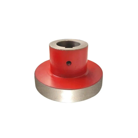 Heavy Duty Three Jaw Coupling Featuring Flexible Plum Blossom Design For Water Pump Motors With Bulletproof Aluminum Hubs, red and silver design