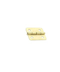 Close-up of Three Piece Kitchen Cabinet Door Hinges Set, heavy duty butt hinge, gold, for cabinets, closets, shoe cabinets, easy install hardware.