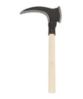 High Manganese Steel Double Sickle For Weeding And Gardening, Multipurpose Manual Tool With Single Cutter Head And Wooden Stick