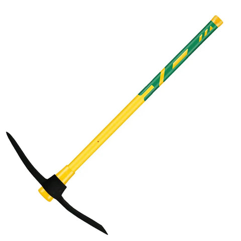 Beast Mode Heavy Duty Forged Mattock with Adze and Ergonomic Non Slip Handle for gardening and outdoor use, 36-inch tool