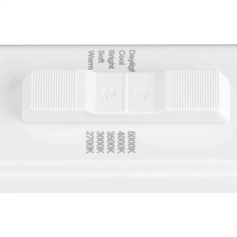 CCT switch on Hide-A-Lite Collection 1-Light 36-Inch Satin White LED Linear Undercabinet Light For Kitchen Pantry Bar Or Office