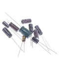 25 Pcs GameGear Capacitor Set For GG Motherboard Replacement, Standard Size Metal Capacitors For Stable Console Repair And Reliable Performance In Industrial Equipment Supplies, assorted electrolytic capacitors