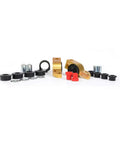 Front And Rear Suspension Bushing Kit For 2004 To 2018 Volkswagen Audi with heavy-duty components and powder-coated finish.