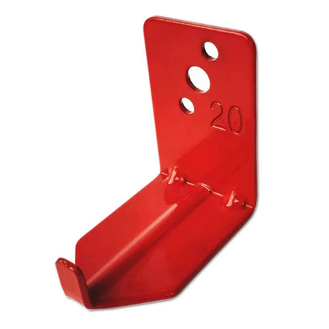 Heavy Duty Fire Extinguisher Bracket Wall Mount 4 Pack Universal Steel Mounting Kit Home Garage Vehicle Red Safety Accessory That Slaps On Quick And Stays Locked Down