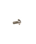 Slick Premium Grade Five Titanium Water Bottle Cage Screws Set Of Four M5x12mm T25 Torx Drive, close-up view of a titanium screw.