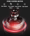 Heavy Duty Industrial Ceiling Fan Without Light 116 Cm 142 Cm 6 Speed Remote Control For Living Room Bedroom Modern Gray 5 Blade Pure copper motor detail.
