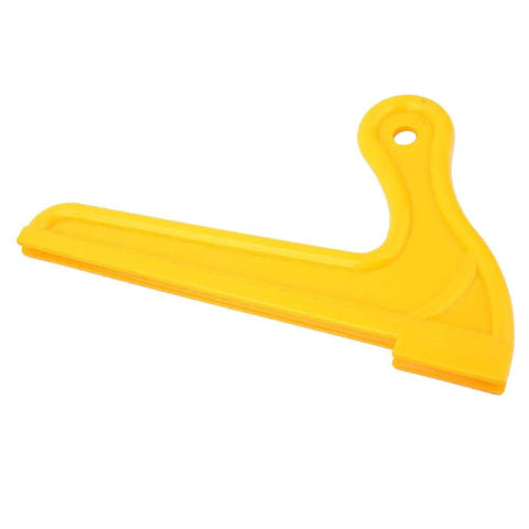 Yellow must have safety push block and push stick for woodworking, plastic steady grip for router table, shaper, band saw, table saw, jointer