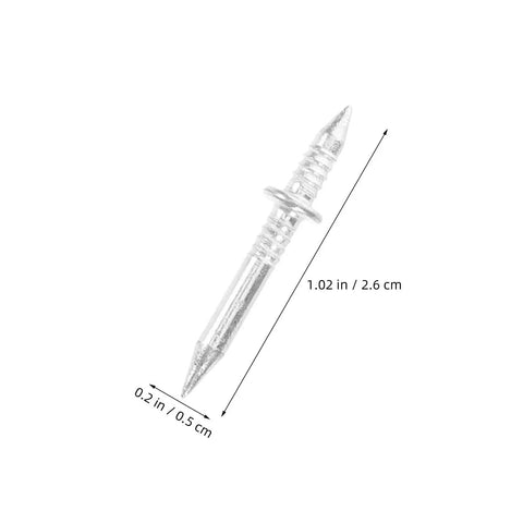 Double Headed Baseboard Screws For Solid Wood Trim And MDF Skirting, High Carbon Steel No Mark Invisible Nails, size 1.02 in / 2.6 cm