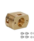 Get Smooth And Stable 18mm By 16mm Oldham Coupling Shaft Fit For VzBoT Ender3 CR10 Z Axis Screw Voron 3D Printer Parts Perfect For Upgrade brass coupling with screws