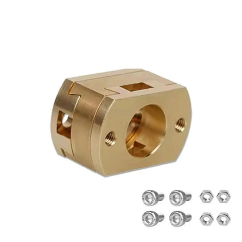 Get Smooth And Stable 18mm By 16mm Oldham Coupling Shaft Fit For VzBoT Ender3 CR10 Z Axis Screw Voron 3D Printer Parts Perfect For Upgrade brass coupling with screws