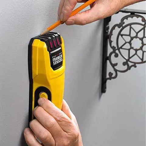 Hella Precise Five Sensor Wall Stud Finder With Straight Up Live Wire Detection And Zero Calibration No Sweat For Fast Drywall Scanning And Rock Solid Shelf Mounting Jobs Every Time