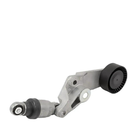 Thinking Process: serpentine drive belt tensioner pulley kit with black pulley and metal bracket