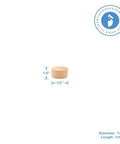 Half Inch Cherry Wood Flat Head Plugs Pack Of 50 Slick Flush Finish Easy Install Screw Hole Covers For Gleaming Furniture Restorations And Straight Up Handy Shop Projects, half inch size.