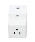 Built Like A Tank Din Rail Power Outlet Socket with Flame Retardant Nylon Housing, 15A, for 110 to 250 Volt use.